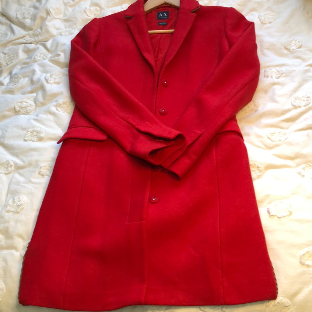 A|X Armani Exchange XS wool coat